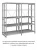 Стеллаж для одежды ТСУ 3/4 (3000х1060х600) У