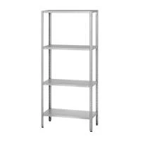 Стеллаж полочный СПЛб «Base» 1800x600x400 со сплошной полкой (цинк)